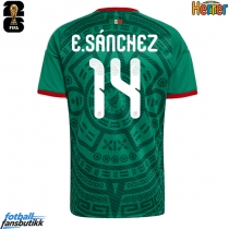 Mexico Erick Sanchez #14 Hjemmedrakt EM 2024 Kortermet